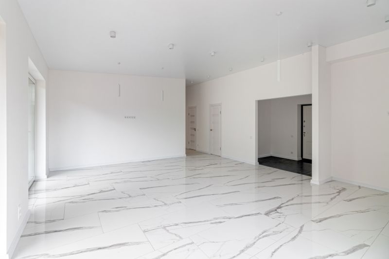 Marble Tile Floor Installation